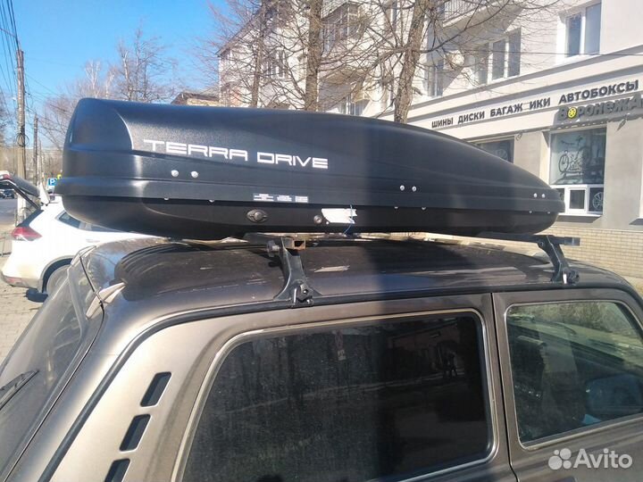 Бокс Terra Drive 480 черный мат. На нива 4х4