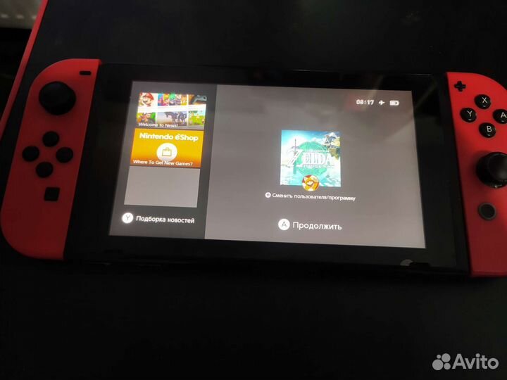Игровая приставка nintendo switch прошитая
