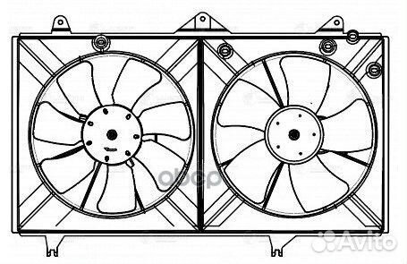 Вентилятор радиатора toyota camry XV30 01