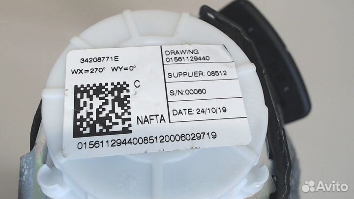 Ремень безопасности Alfa Romeo Giulia 2015, 2020