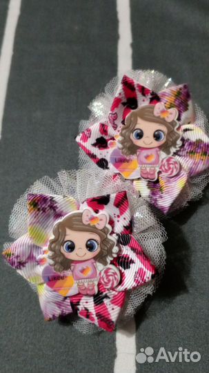 Бантики для волос ручной работы