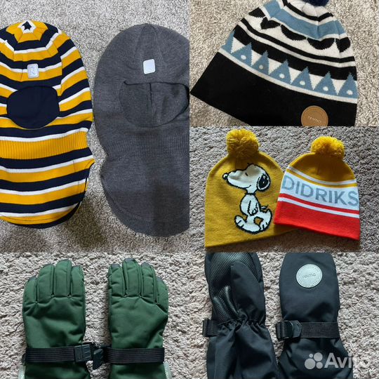 Шапка шлем, перчатки Reima Didriksons Zara