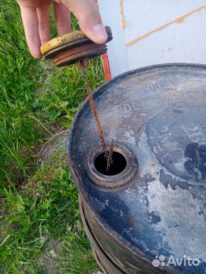 Бочка металлическая бу 200л