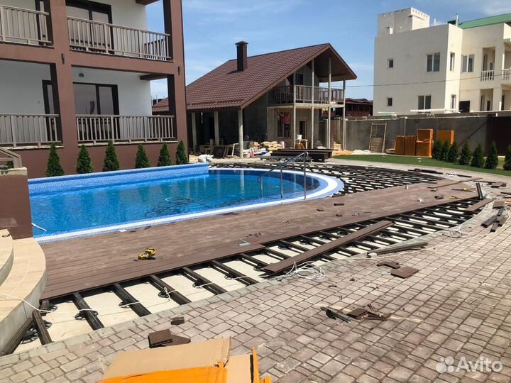 Монтаж террасной доски