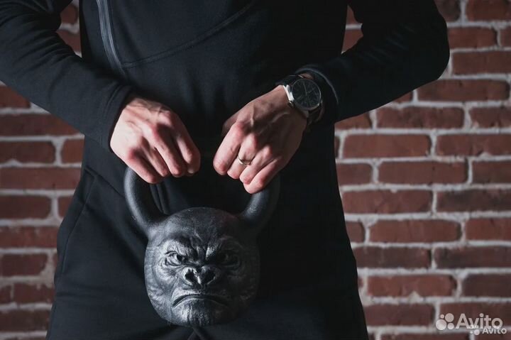 Гиря голова животных чугун