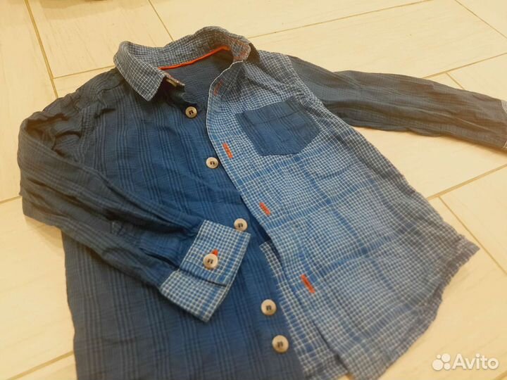Рубашка для мальчика 2-3года