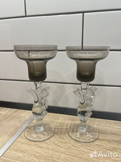 Винтажные подсвечники 1980-е