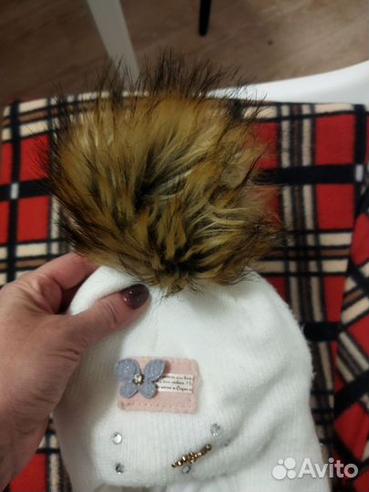 Шапка шлем для девочки