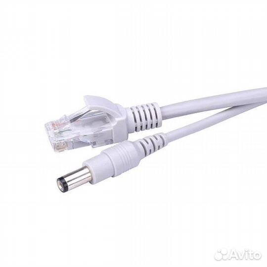 Видеошнур (RJ-45+DC 5.5*2.5мм) 20метров (W08)