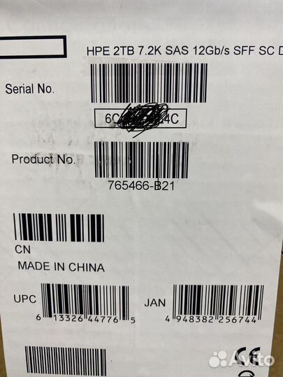 Жесткий диск HP 2TB SFF SAS 7,2K 12G 465466-b21