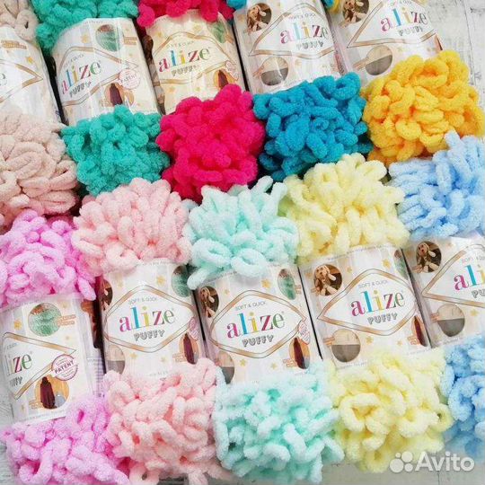 Пряжа ализе пуффи, пуффи файн