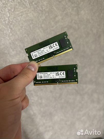 Оперативная память Kingston DDR4 16gb 3200мгц