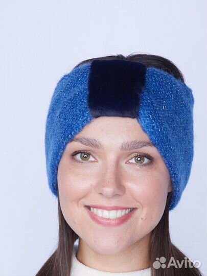 Повязка на голову тёплая