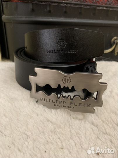 Мужской кожаный ремень новый