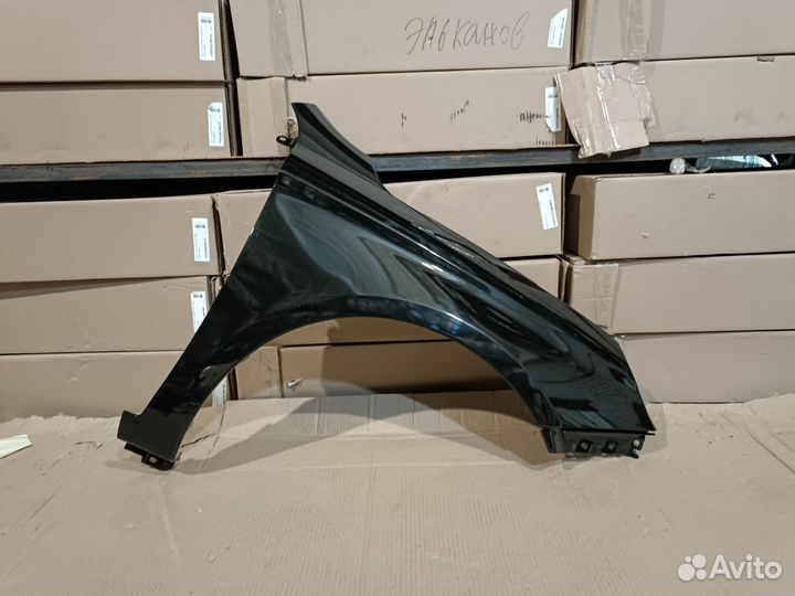 Крыло правое Лада Веста черный (черная жемчужина)