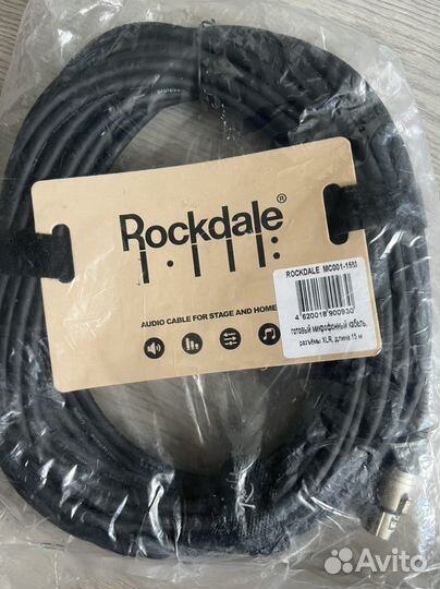 Микрофонный кабель xlr rockdale 15 метров