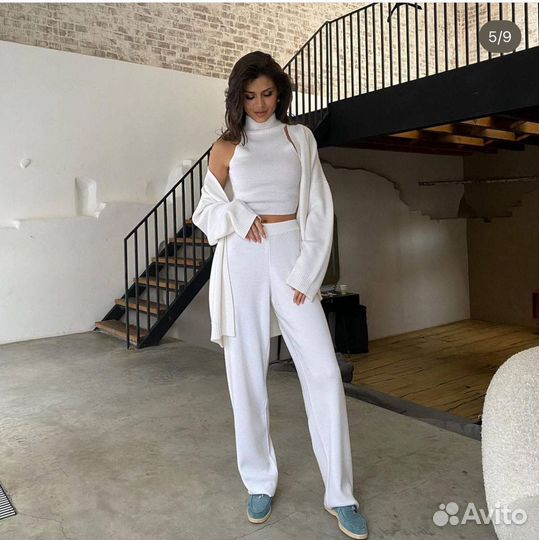 Трикотажный костюм костюм женский