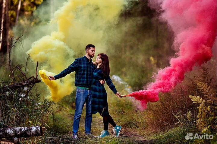 Сaлюты /фейeрверки, Цветной дым гендерпати