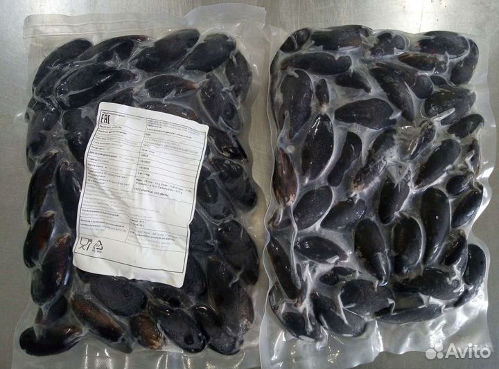 Мидии(мясо) Мидии в створках в/м