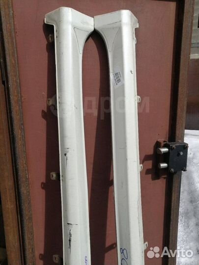 Пластиковые пороги Ниссан Ноут E11