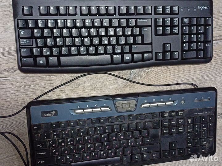 Клавиатура logitech k120, Genius