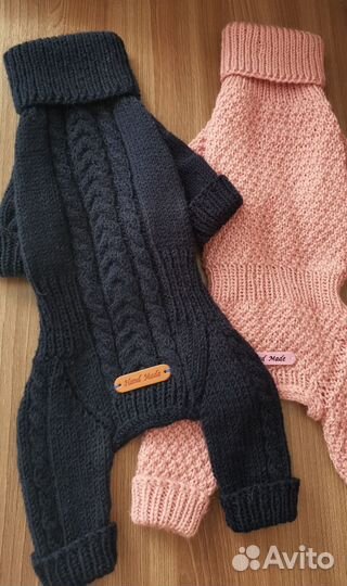 Вязаные вещи для собак и кошек на заказ