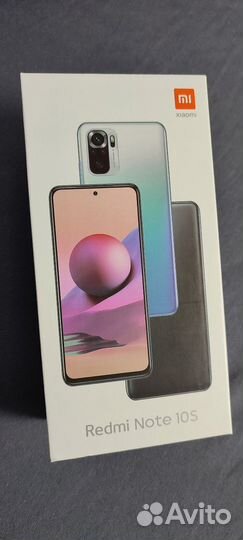 Пустая коробка для телефона Xiaomi redmi note 10 s