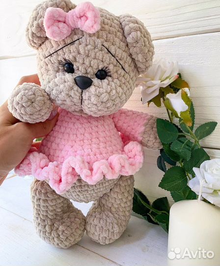 Вязанные плюшевые игрушки