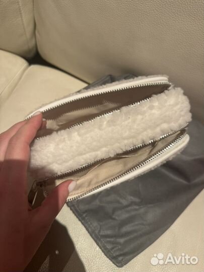 Сумка кроссбоди натуральный мех и кожа