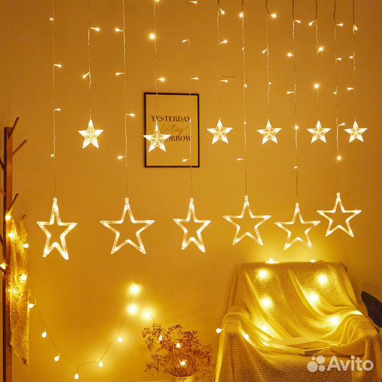 Гирлянда штора