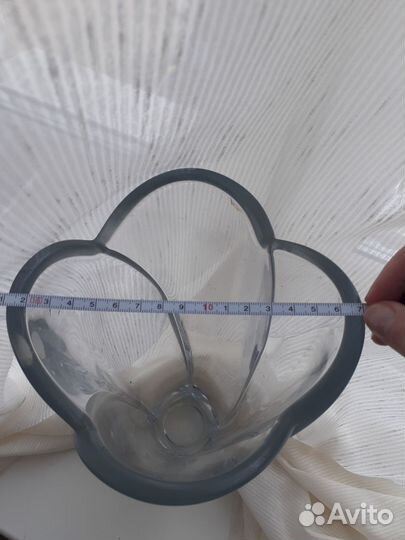 Ваза для цветов хрустальная богемия