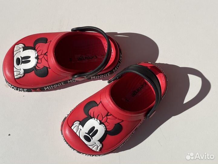 Disney Minnie Mouse - Size 7 Новые детские кроксы