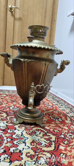 Самовар жаровой.Фабрика Б.Г. Тейле 