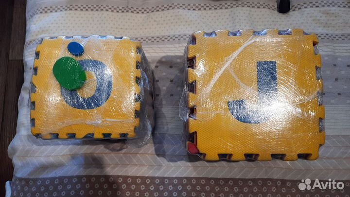 Коврик мягкий пазл алфавит