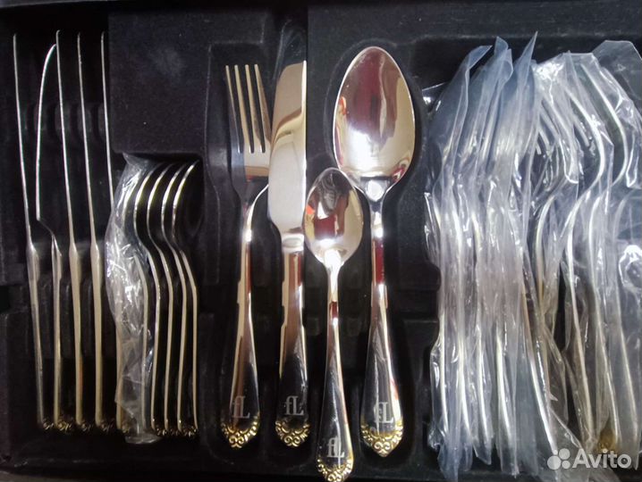 Набор столовых приборов, новый, 24 предмета