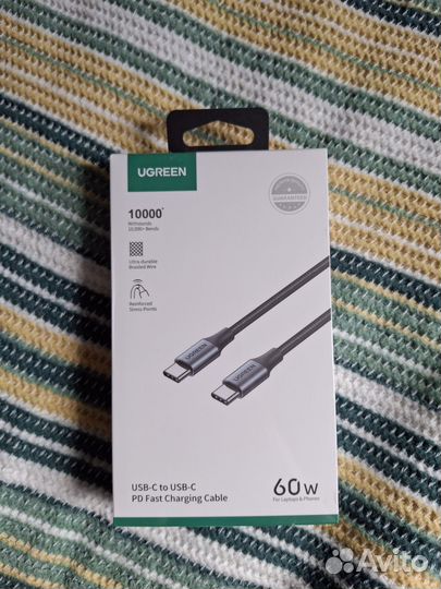 Ugreen кабель USB-C to USB-C