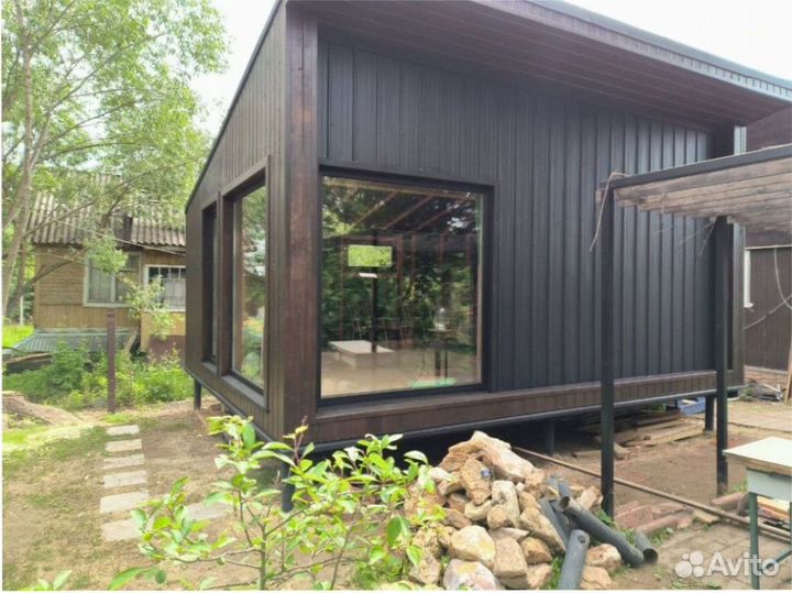 Каркасный теплый дом с доставкой 110 м кв, арт. бр-4976