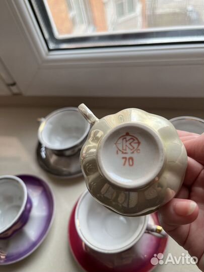 Кофейный сервиз Коростень СССР