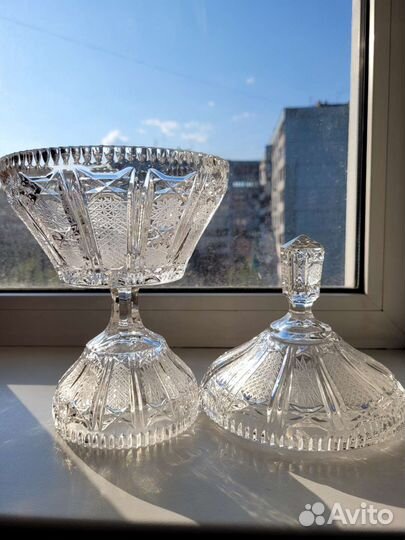 Хрустальные конфетницы