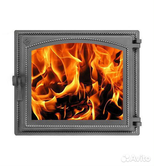 Дверка везувий каминная 240 (Антрацит)