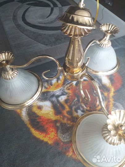 Люстра потолочная подвесная бу