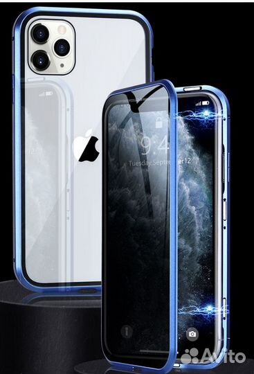 Защитный магнитный чехол для iPhone Anti-Spy 360