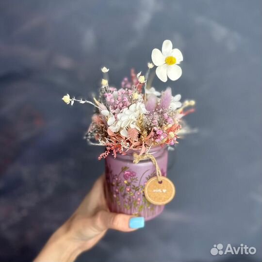 Композиция из сухоцветов 