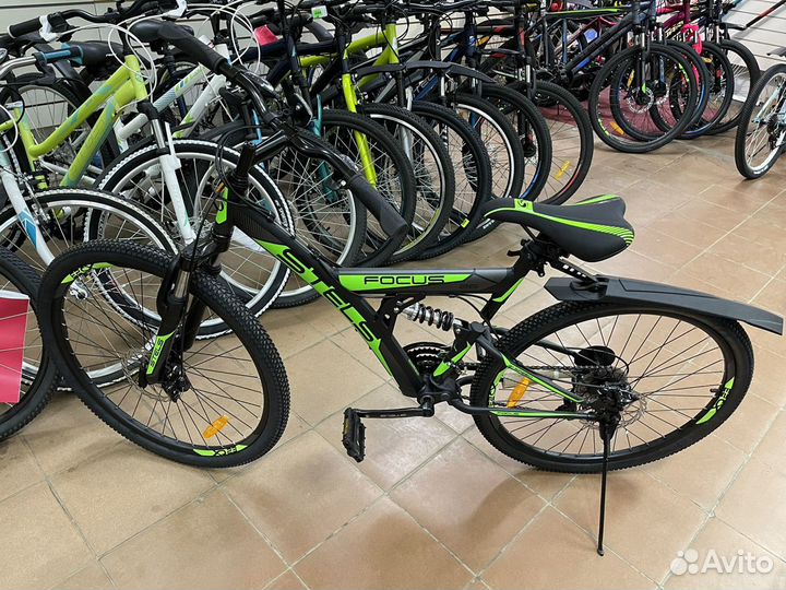 Велосипед двухподвес stels focus md 26 21-sp