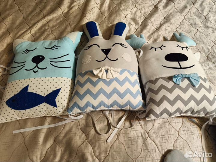 Бортики для детской кроватки