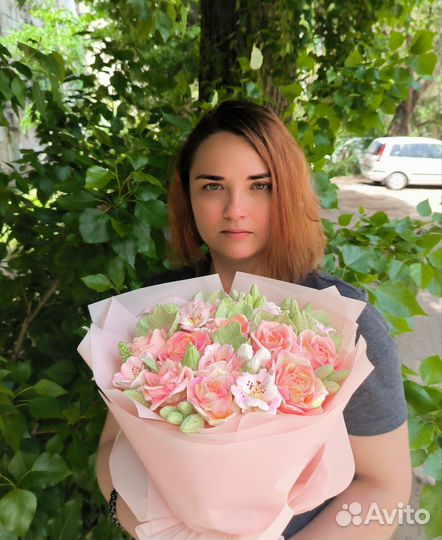 Премиум букеты из зефира.Съедобные подарки