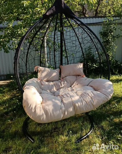 Подвесное кресло кокон для двоих