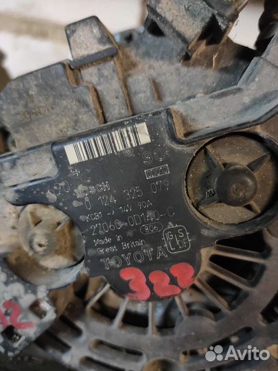 Генератор Toyota Corolla E12 Auris E15 1.6 1.4