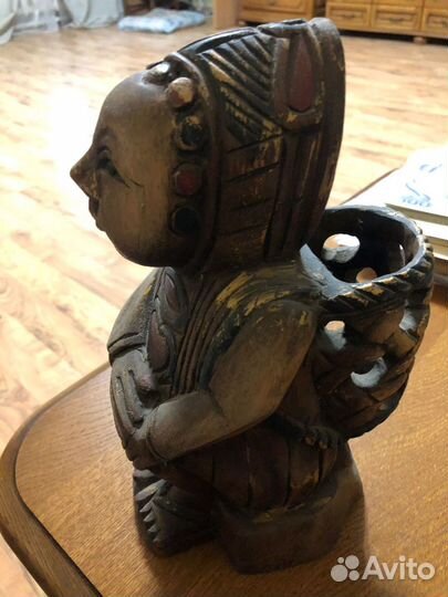 Деревянная статуэтка из Камбоджи