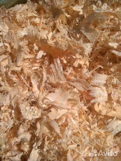 Подстилка для животных сухая стружка, опилки